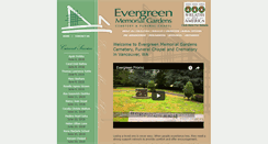 Desktop Screenshot of evergreenmemorialgardens.com